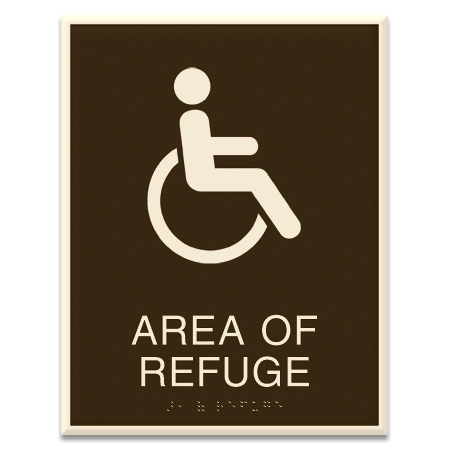 Area of Refuge Sign - ISA Symbol
