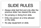 Arkansas Slide Rules Sign