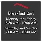 Breakfast Bar Hours Sign