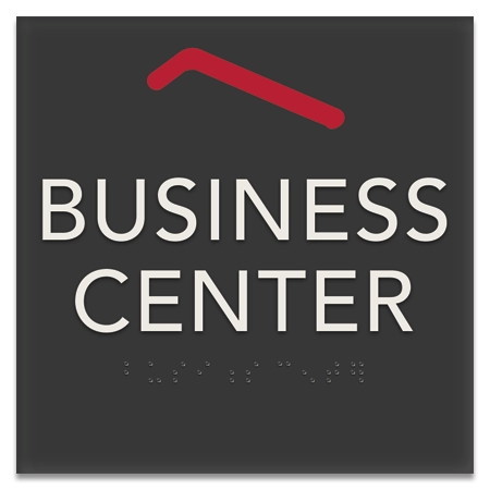 Business Center Room Sign