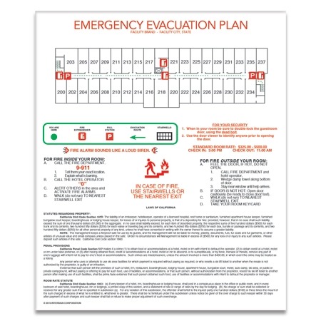 Evacuation Map (Vertical)