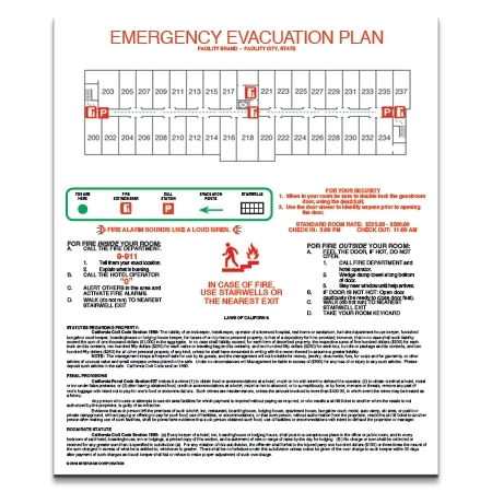 Evacuation Map (Vertical)