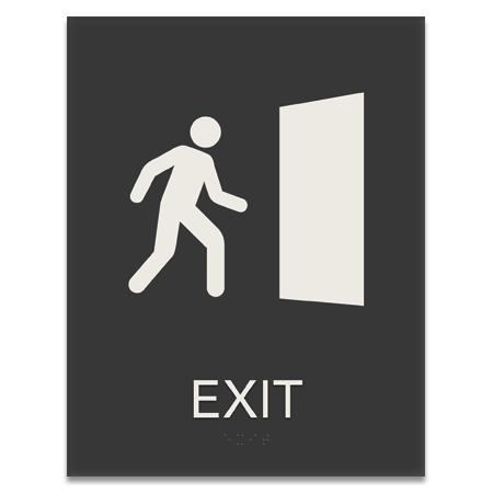 Exit Sign w/Symbol