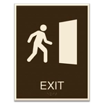 Exit Sign w/ Symbol