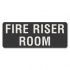 Fire Riser Room Label