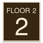 Floor Number Sign