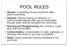 Idaho Pool Rules Sign