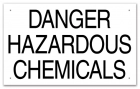 Indiana Hazardous Chemicals Sign