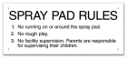 Iowa Spray Pad Rules
