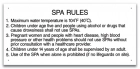 MAHC Spa Rules Sign