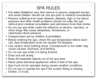 Maine Spa Rules Sign