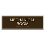 Mechanical Room Sign