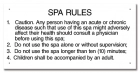 Missouri Spa Rules Sign