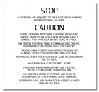Mobile County, Alabama Pool Safety Rules Sign