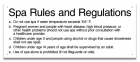 Montgomery County, Alabama Spa Rules Sign