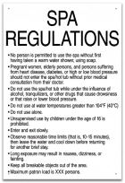 Nebraska Spa Regulations Sign
