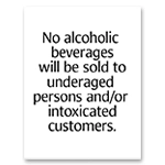 No Alcoholic Beverages To Be Sold - AL Code