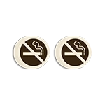 No Smoking Sign - 8 Pack
