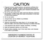 North Carolina Spa Rules Sign