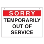 Out Of Service Sign