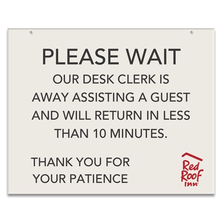 PLEASE WAIT... Sign
