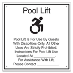 Pool Lift Rules w/Dynamic ISA Symbol - Large