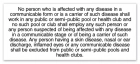 Prince William Communicable Disease Sign