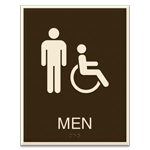 Restroom Sign - Men w/ISA