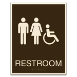Restroom Sign - Unisex w/ISA