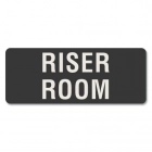 Riser Room Label