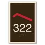 Room Number Sign