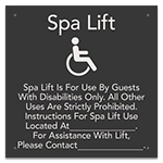 Spa Lift Rules w/ISA Symbol