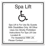 Spa Lift - Rules With Symbol