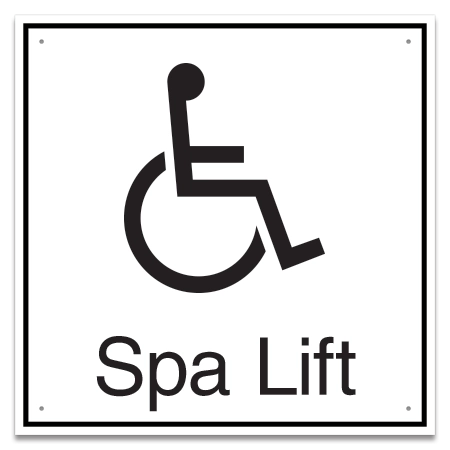 Spa Lift w/ISA Symbol - Large