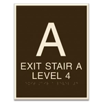 Stairway ID Sign - NYC Compliant