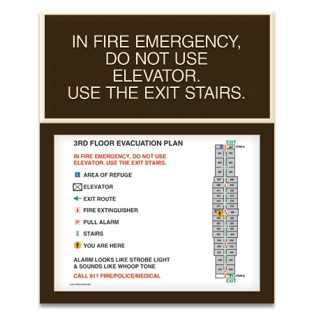 Standard Elevator Evacuation Plans - NYC Compliant
