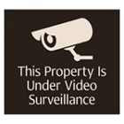 Video Surveillance Sign- Fiberbrite