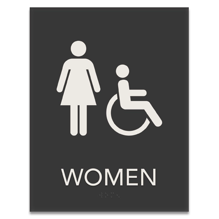 Women Sign w/Female & ISA Symbols