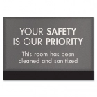 Your Safety Is Our Priority w/Easel