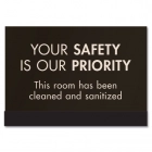 Your Safety Is Our Priority w/Easel