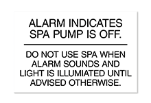 Pool/Spa Signs
