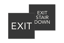 exit & stair signs