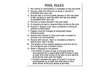 Pool Signs