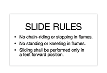 Pool/Spa Rule Signs
