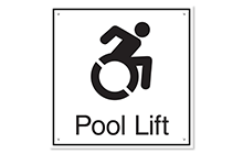 Pool Lift Signs