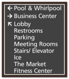 10-Line Directional Sign