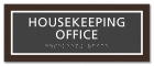 2-Line Common Room Sign (Extended Length)