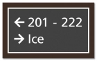 2-Line Directional Sign