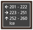 4-Line Directional Sign