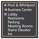 8-Line Directional Sign